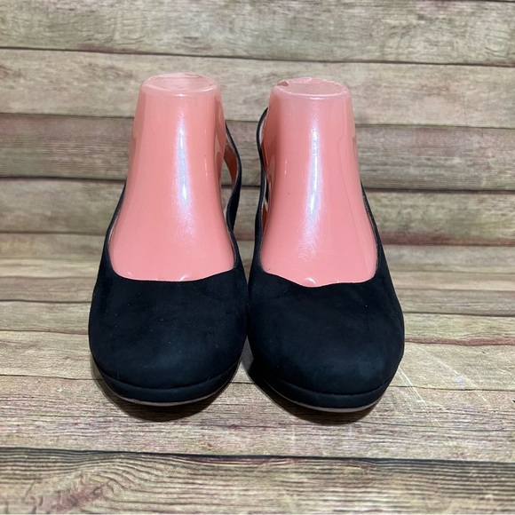 Accessoire Diffusion Black Suede Slingback Black Heels - Picture 5 of 10